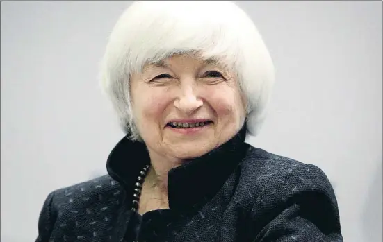  ?? DANIEL ROLAND / AFP ?? Keynesiana de formación, Yellen ya fue, con Obama, la primera mujer al frente de la Reserva Federal