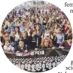  ??  ?? 200 mila
Le donne di “Non una di meno” all’imponente corteo di Roma il 25 novembre 2017