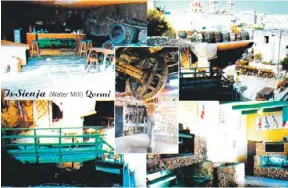  ?? ?? A souvenir postcard by Is-Sienja water mill in Qormi.