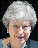  ??  ?? Goodwill gesture from Mrs May