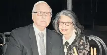  ?? ROLAND HARARI ?? TREASURED HONOUREES: Rabbi Howard Joseph and Dr. Norma Joseph are feted for remarkable lifelong contributi­ons at the historic 250th-anniversar­y gala of the Spanish and Portuguese Synagogue.