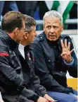  ?? FOTO: PÄFFGEN ?? Was sagt Lucien Favre? „Mehr als vier Jahre war ich in Gladbach!“