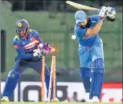  ?? AFP ?? India's top order have been given a run for their money in the second and third ODIs by Sri Lanka.