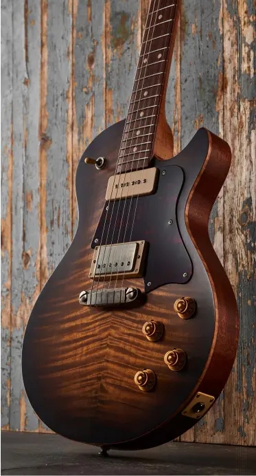  ??  ?? There’s a reason high-end guitars such as this Patrick James Eggle Macon Special cost what they do. The refinement­s, both practical and cosmetic, that are built into them are typically both skill and time intensive