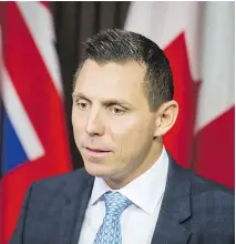  ?? ERNEST DOROSZUK FILES ?? Ontario PC Leader Patrick Brown says he’ll support local Liberal MPP Nathalie Des Rosiers’ anti-Islamophob­ia motion. “I will always stand in opposition to any form of hate,” Brown says.