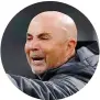  ?? ANSA ?? Jorge Sampaoli, 61 anni, allenatore dell’Olympique Marsiglia