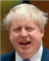  ?? PHOTO: REUTERS ?? British Foreign Minister Boris Johnson, right, has offended European leaders with a Nazi reference when criticisin­g French President Francois Hollande, left.