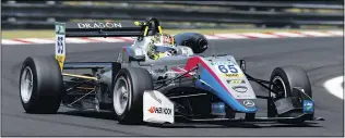  ??  ?? Ahmed now leads European F3 standings after taking two wins at the Hungarorin­g