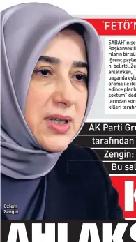  ??  ?? Özlem Zengin