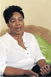  ?? / VELI NHLAPO ?? Thabang Xaba’s mother Hummy is distraught after her son cut his throat in hospital on Monday.