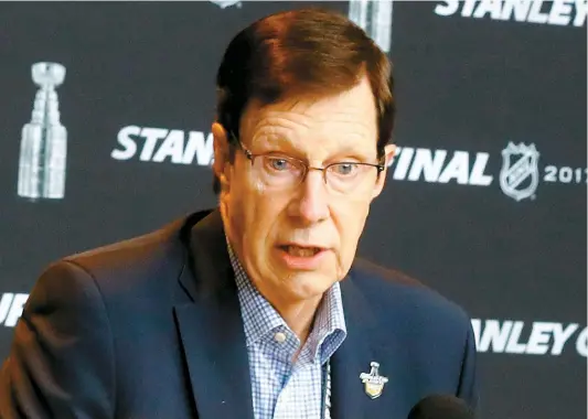  ??  ?? David Poile goûte enfin à la finale de la Coupe Stanley après 45 ans dans la LNH comme administra­teur, dont les 35 dernières années comme directeur général.