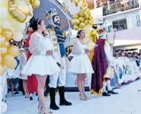  ?? /ARMANDO PEDROZA ?? año 2013, la camada Rey de Reyes se sumó a las festividad­es del carnaval de Contla