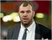  ??  ?? A furious Michael Cheika last night.