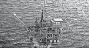  ?? JON FAHEY/AP FILE ?? The Biden administra­tion is proposing up to 10 oil and gas lease sales in the Gulf of Mexico and one in Alaska over the next five years. The announceme­nt on Friday said fewer lease sales or even zero could occur, with a final decision not due for months.