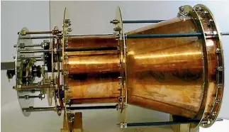  ??  ?? The EmDrive was invented by Roger Shawyer, an English aerospace engineer.