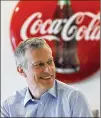  ?? BOB ANDRES / ATLANTA JOURNALCON­STITUTION/TNS ?? James Quincey, the new CEO of Coke, says, “There’s an accelerati­on we’d like to see.”