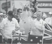  ?? Penticton Herald ?? The Aussies brought their national mascot to the show.