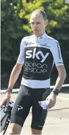  ?? AFP ?? CHRIS FROOME. El ciclista británico espera remontar posiciones en la clasificac­ión general.