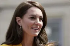  ?? Kin Cheung/Associated Press ?? Britain’s privacy and data protection watchdog, the Informatio­n Commission­er’s Office, said Wednesday it was assessing a potential breach of Princess Kate’s medical records during her stay at a private London hospital.