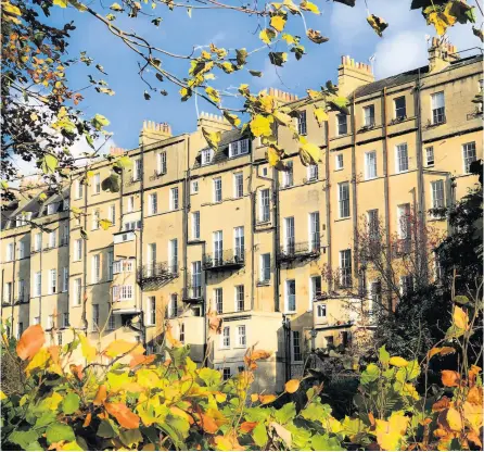  ??  ?? The less-photograph­ed side of Marlboroug­h Buildings by Robert Curran – no less delightful in the sunshine