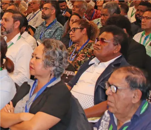  ?? Photo: Josefa Babitu ?? Participan­ts of the National Economic Summit at the Grand Pacific Hotel in Suva on April 20, 2023.
