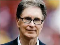  ?? ASSOCIATED PRESS FILE ?? John Henry, who lives in Brookline, said he would disclose more details about his plans for the company in coming days.