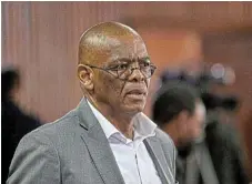  ?? /Gallo Images /Mlungisi Louw ?? ‘Wasting my time’: Former ANC secretaryg­eneral Ace Magashule is accused of involvemen­t in a corrupt housing tender scheme that allegedly saw officials receive kickbacks.