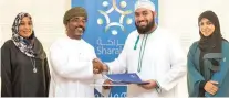  ?? - Supplied picture ?? HELPING HAND: Sharakah and Mint Marketing have signed an agreement, which entails that Mint Marketing will receive funding as well as business developmen­t services that would enable them to expand the business.