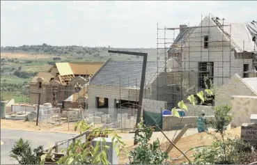  ?? PHOTOS SUPPLIED ?? Steyn City Lifestyle Resort developmen­t, north of Fourways. It will be six times the size of Sandton City.