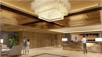  ?? ARTIST’S IMPRESSION ?? MANDANI BAY SUITES TOWER 2 LOBBY.