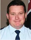  ?? PHOTO: ANNETTE DEW ?? SADLY MISSED: Senior Constable Brett Forte.