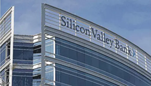  ?? REBECCA NOBLE/AFP VIA GETTY IMAGES ?? The failure of Silicon Valley Bank was the second-biggest bank failure in U.S. history.