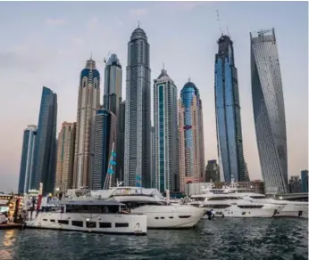  ?? RENÉE S. SUEN PHOTOS ?? There are many ways to view Dubai, but one of the best is aboard a chartered touring yacht.