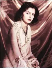  ??  ?? The stylish Gayatri Devi of Jaipur is the muse for the exhibition