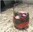  ??  ?? Penny Slevinsky Frequent Gastropost­er A raspberry mojito is refreshing