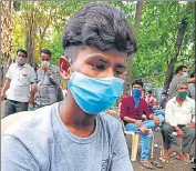  ?? HT PHOTO ?? Mahendra Ranawat,19, was rescued 16 hours later.