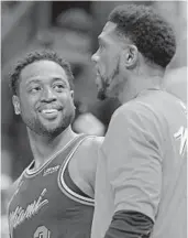  ?? JOHN MCCALL/SUN SENTINEL ?? Udonis Haslem said he is 90 percent certain that he will retire after this season, adding the 10 percent is in case Dwyane Wade decides to play another season.