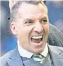  ??  ?? NO TIME TO REST Brendan Rodgers