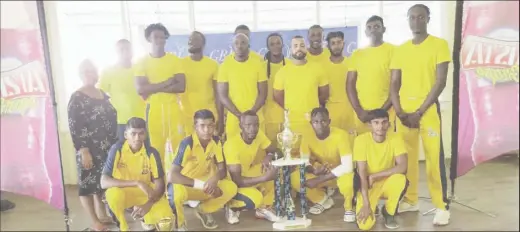  ??  ?? BCB/RHTY&SC/Busta 40-over champion of champions, Rose Hall Town Namilco Thunderbol­t.