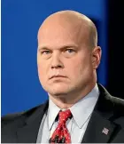  ??  ?? Matthew Whitaker