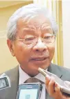  ??  ?? Tan Sri Datuk Amar Dr James Masing