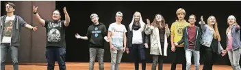  ?? FOTO: ROCKSCHULE ?? Die jungen Musiker hatten sichtlich Spaß an der Sache.