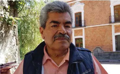  ?? ADOLFO TENAHUA ?? Pedro Carmona Zamora, delegado de la Conatram en Tlaxcala.