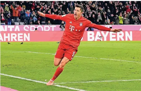  ?? FOTO: IMAGO IMAGES ?? Der beste Spieler der Welt im Jahr 2020: Bayern-Stürmer Robert Lewandowsk­i.