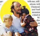  ??  ?? Below Kate and Tom with their father Jim in 1995 – the year their mother died on K2