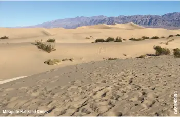  ??  ?? Mesquite Flat Sand Dunes