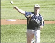  ??  ?? Oakwood Christian senior pitcher Joseph Mauk had 11 strikeouts in a win over Howard of Chattanoog­a this past Saturday.