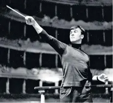  ??  ?? One of the greats: conductor Claudio Abbado at La Scala, in Milan, in 1967