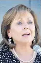  ?? Russell Contreras
AP ?? NEW MEXICO Gov. Susana Martinez, a Republican, takes a hard line on immigratio­n.