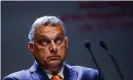  ?? Photograph: Omar Marques/Getty Images ?? Viktor Orbán has been criticised for being at the head of an ‘electoral authoritar­ian regime’ in Hungary.